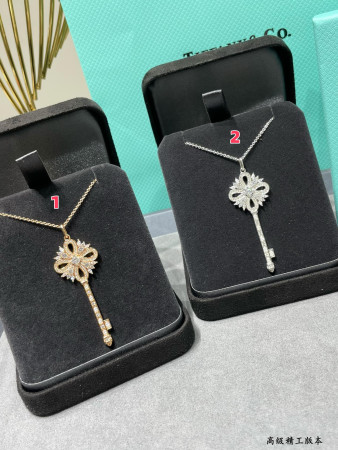 Tiffany & Co. Christmas Key Pendant Necklace Ag925