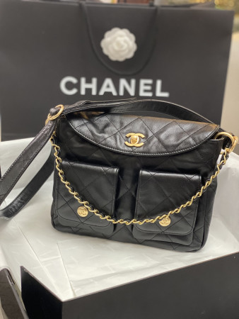Chanel Hobo Handbag 21x27x4.5cm