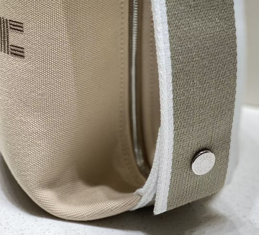 Hermes Canvas Bride-A-Brac Case Toiletry Pouch