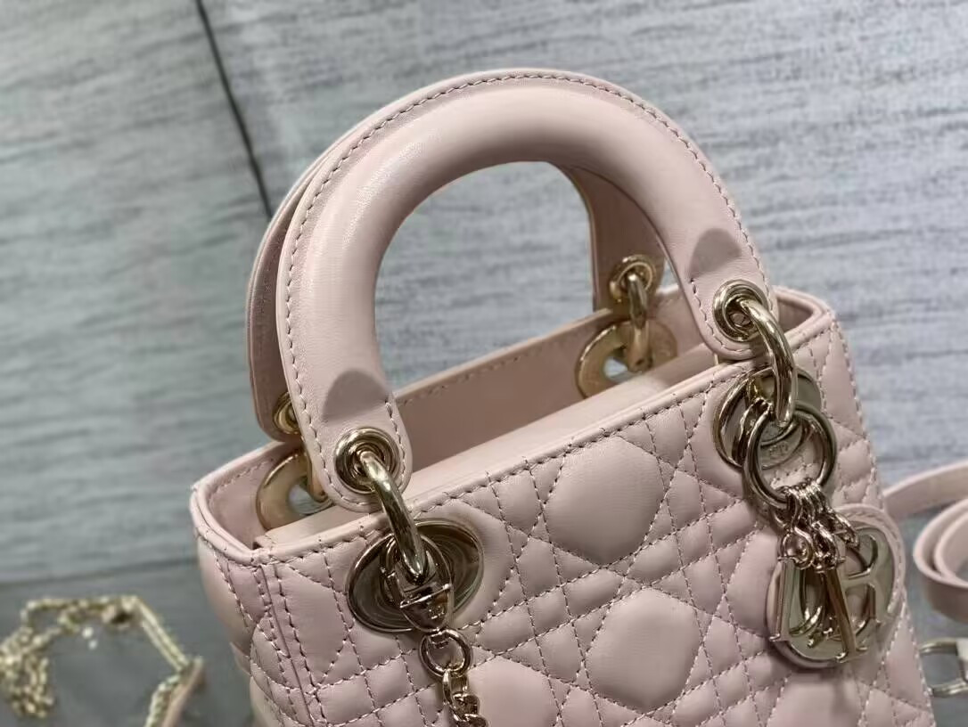 MINI LADY DIOR BAG 6.5 x 6 x 3 inches