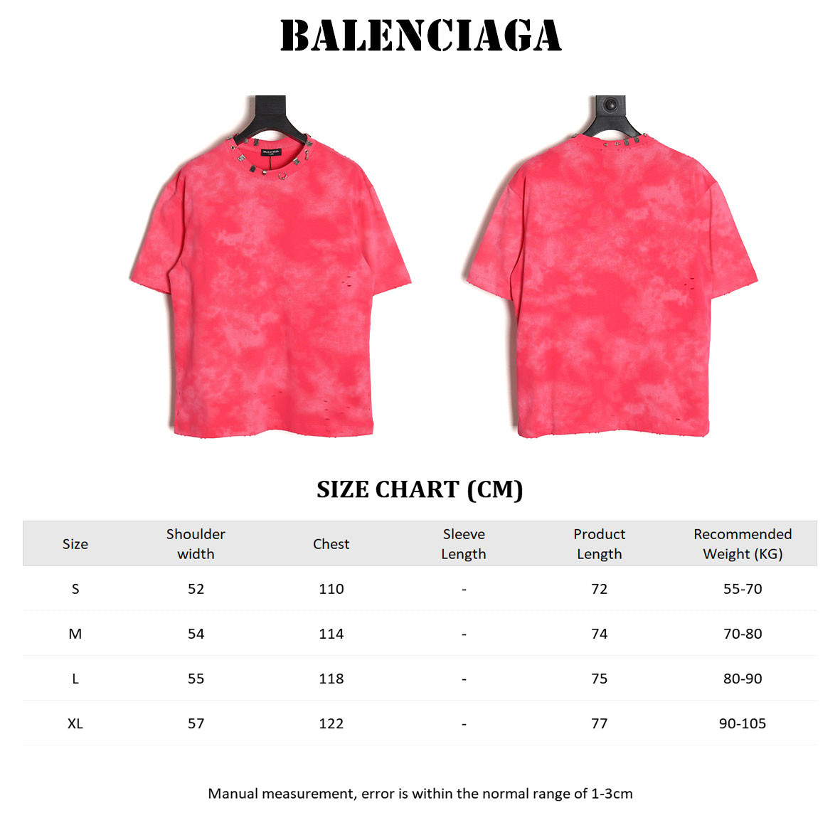 Balenciaga 23ss Short-sleeved T-shirt