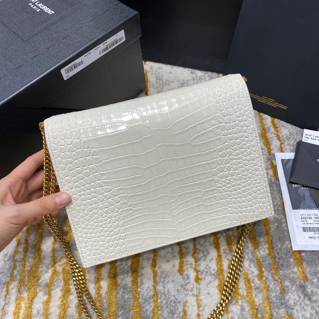 YSL Cassandra Monogra Clasp Bag