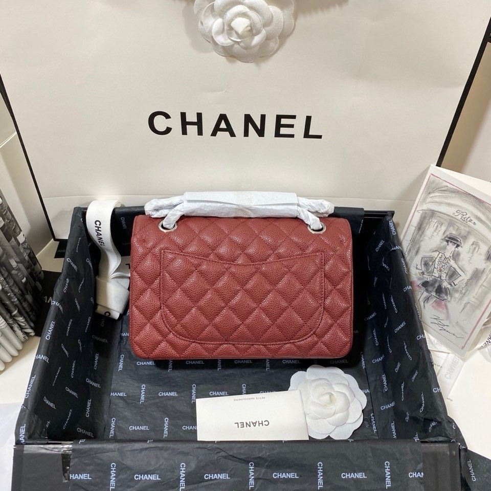 CHANEL SMALL CLASSIC HANDBAG 14.5×23×6cm