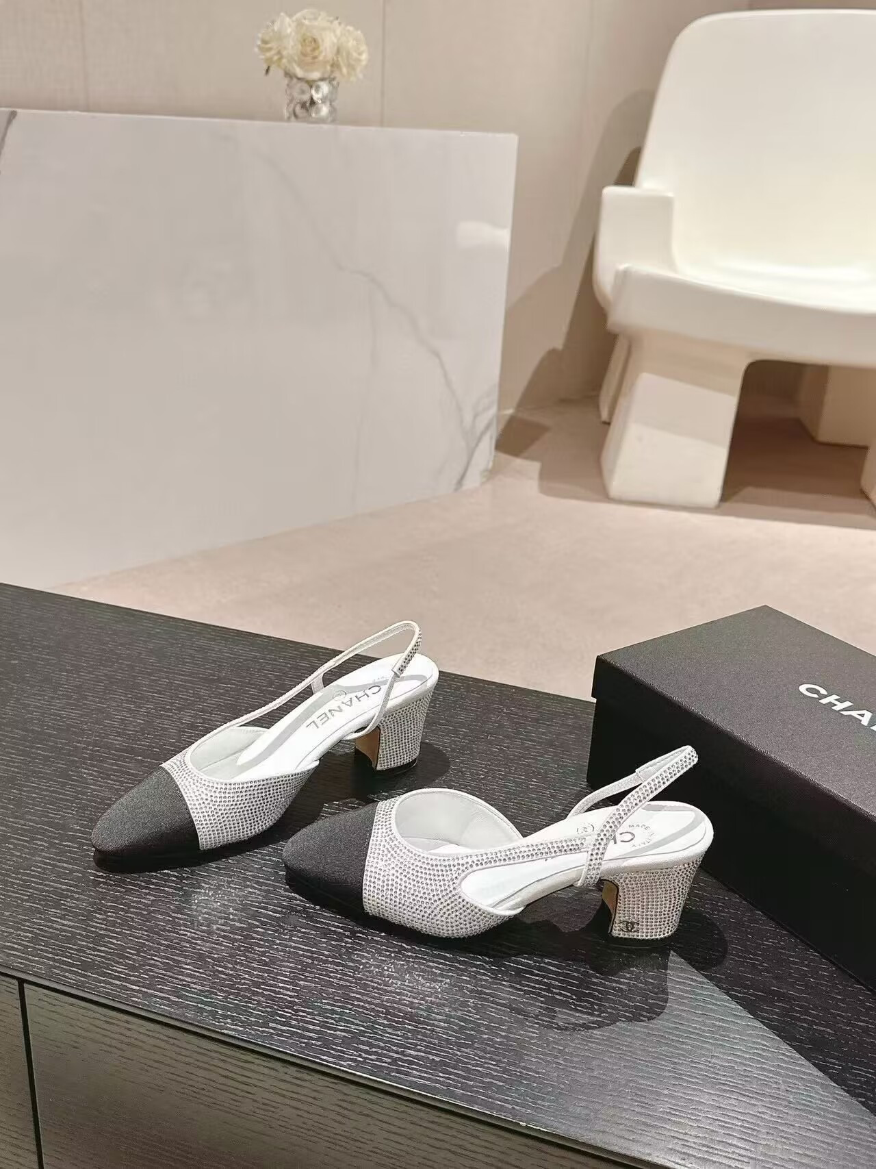 UA CHANEL SLINGBACKS