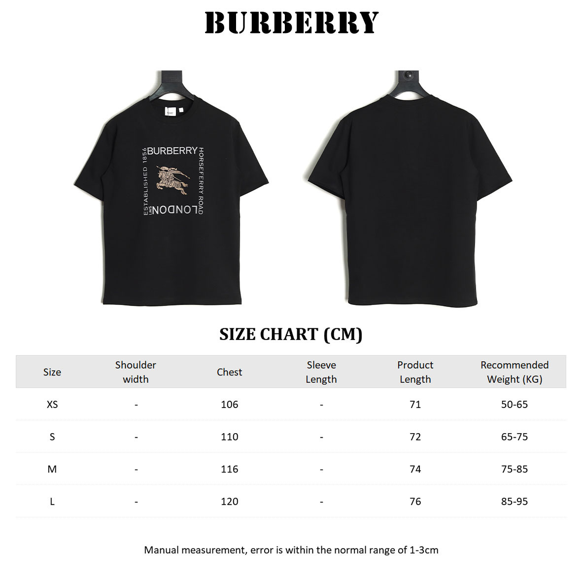 Burberry BBR 25SS Short-sleeved T-shirt