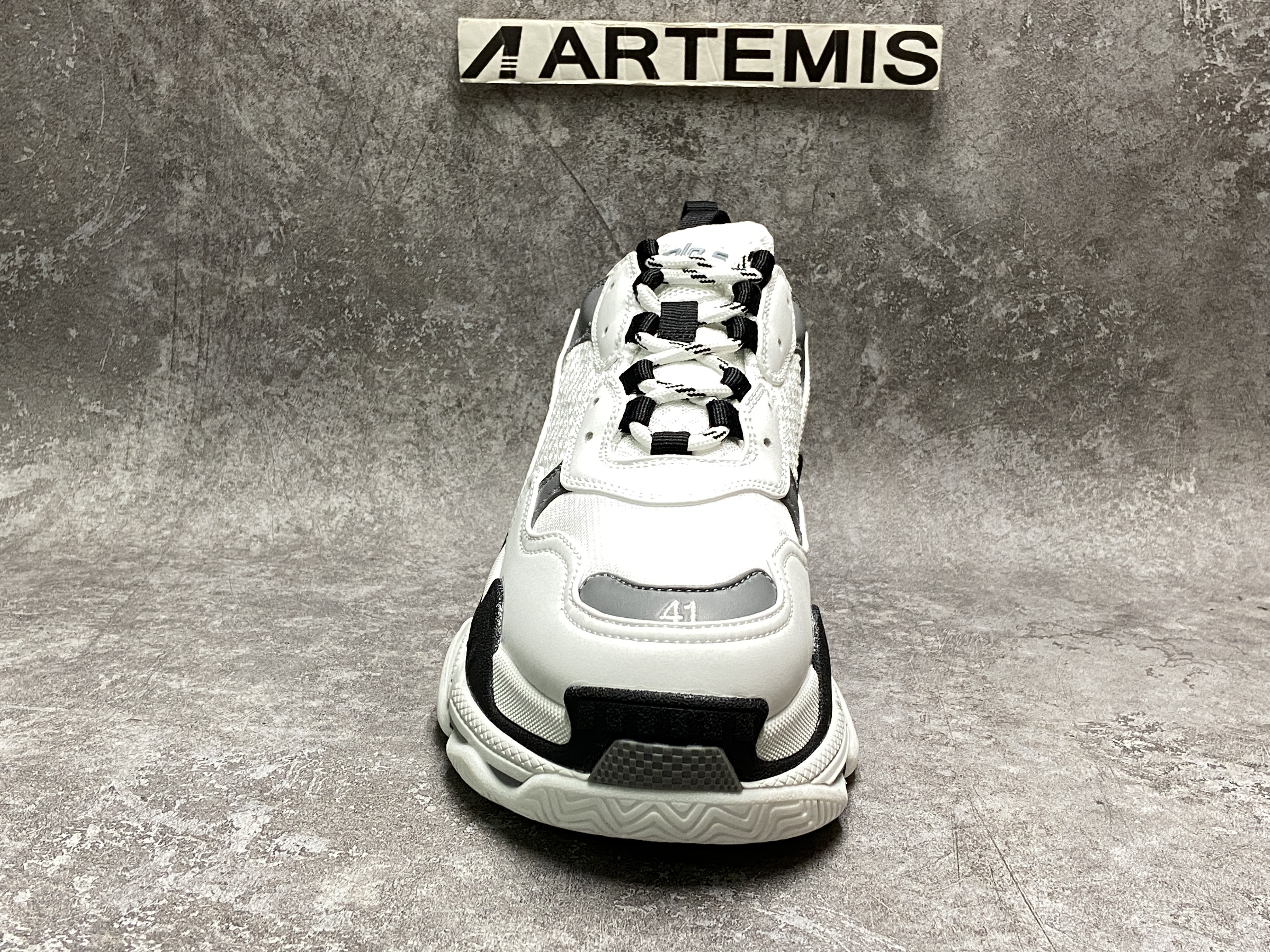 Balenciga Triple S Black White