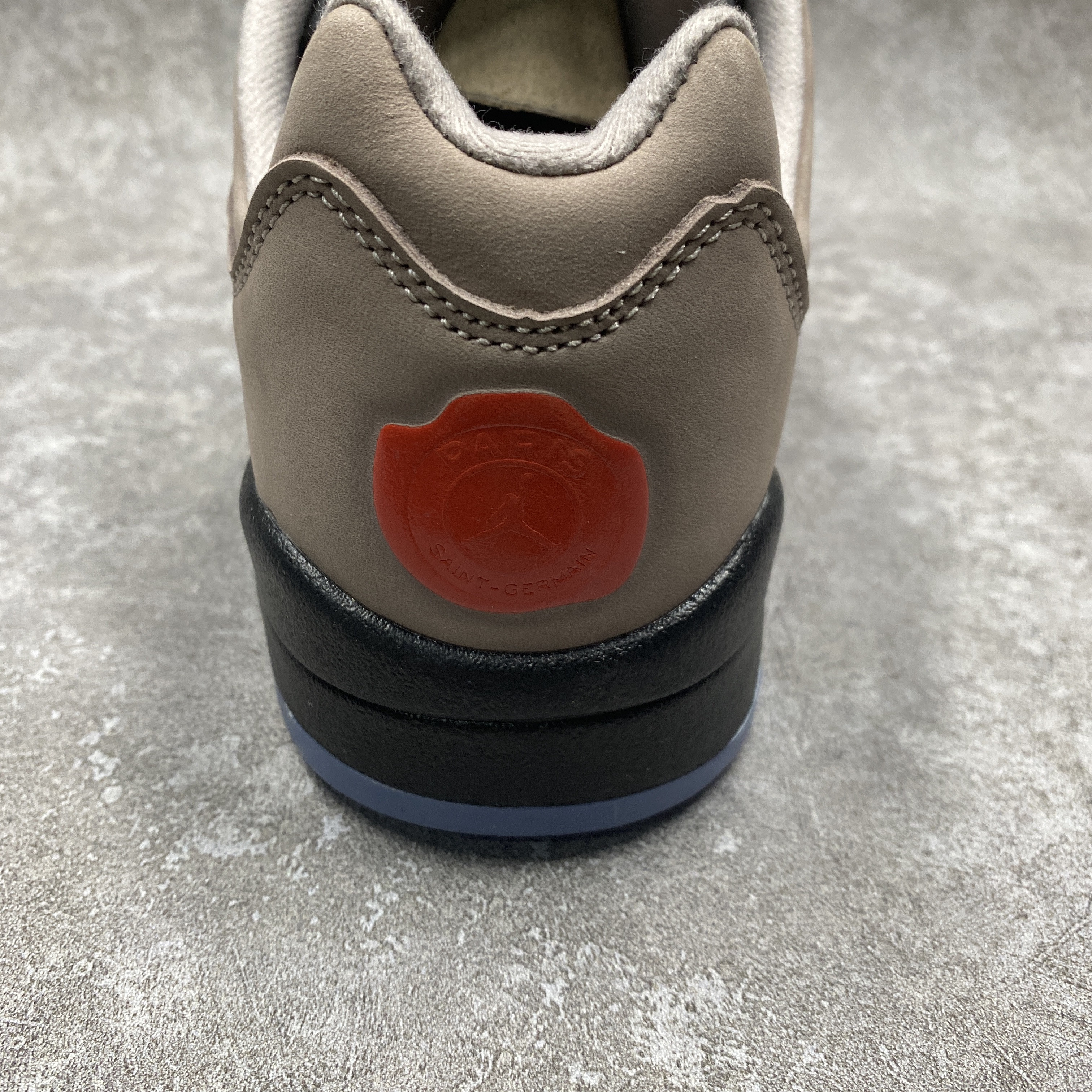 PSG x Air Jordan 5 Retro Low Pumice