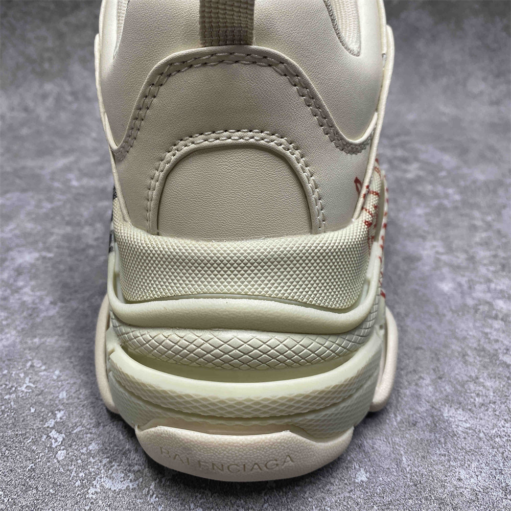 UA Balenciaga Triple SDIY Metal White Red