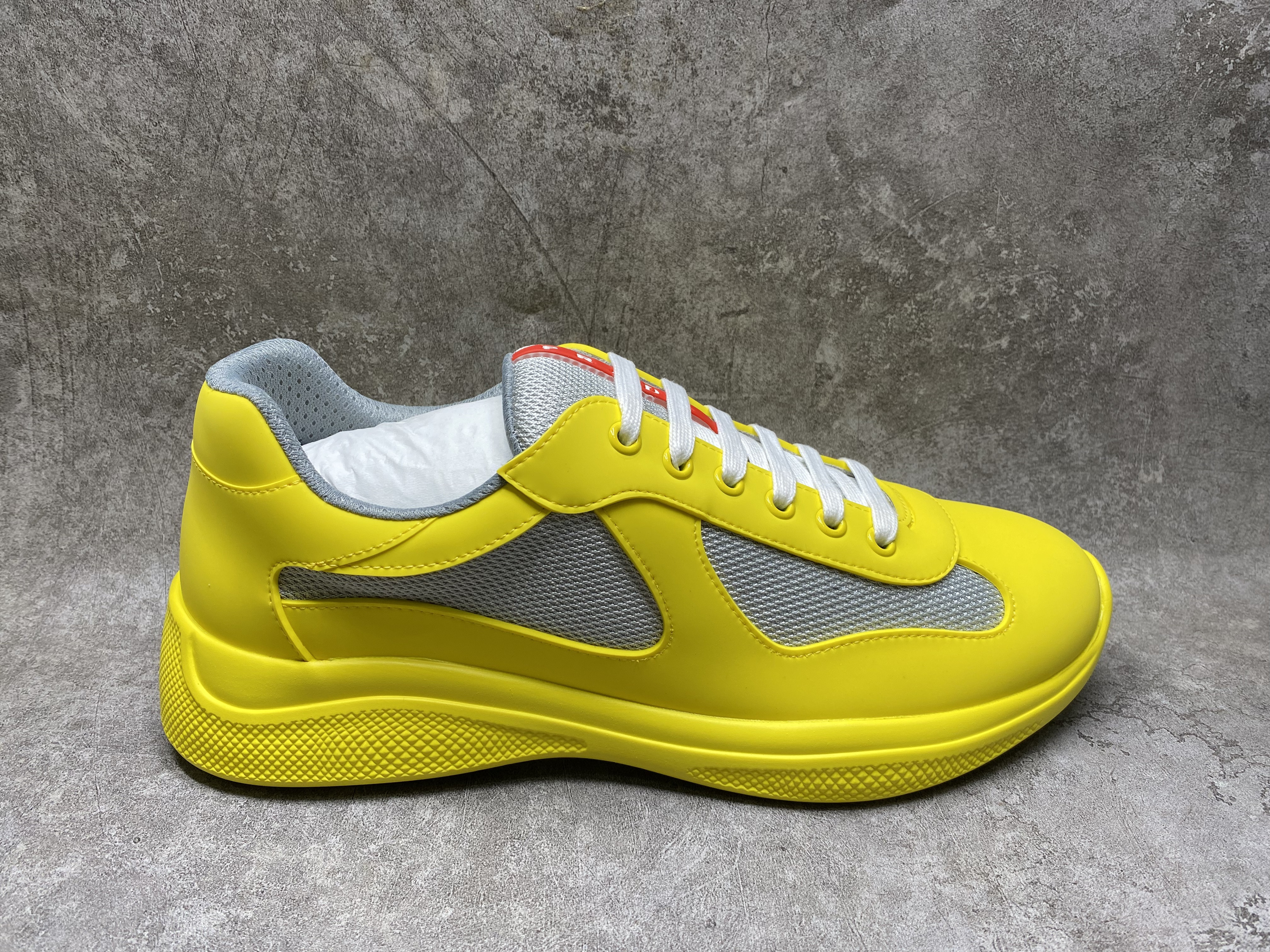 UA Prada America's Cup Soft rubber and bike fabric sneakers