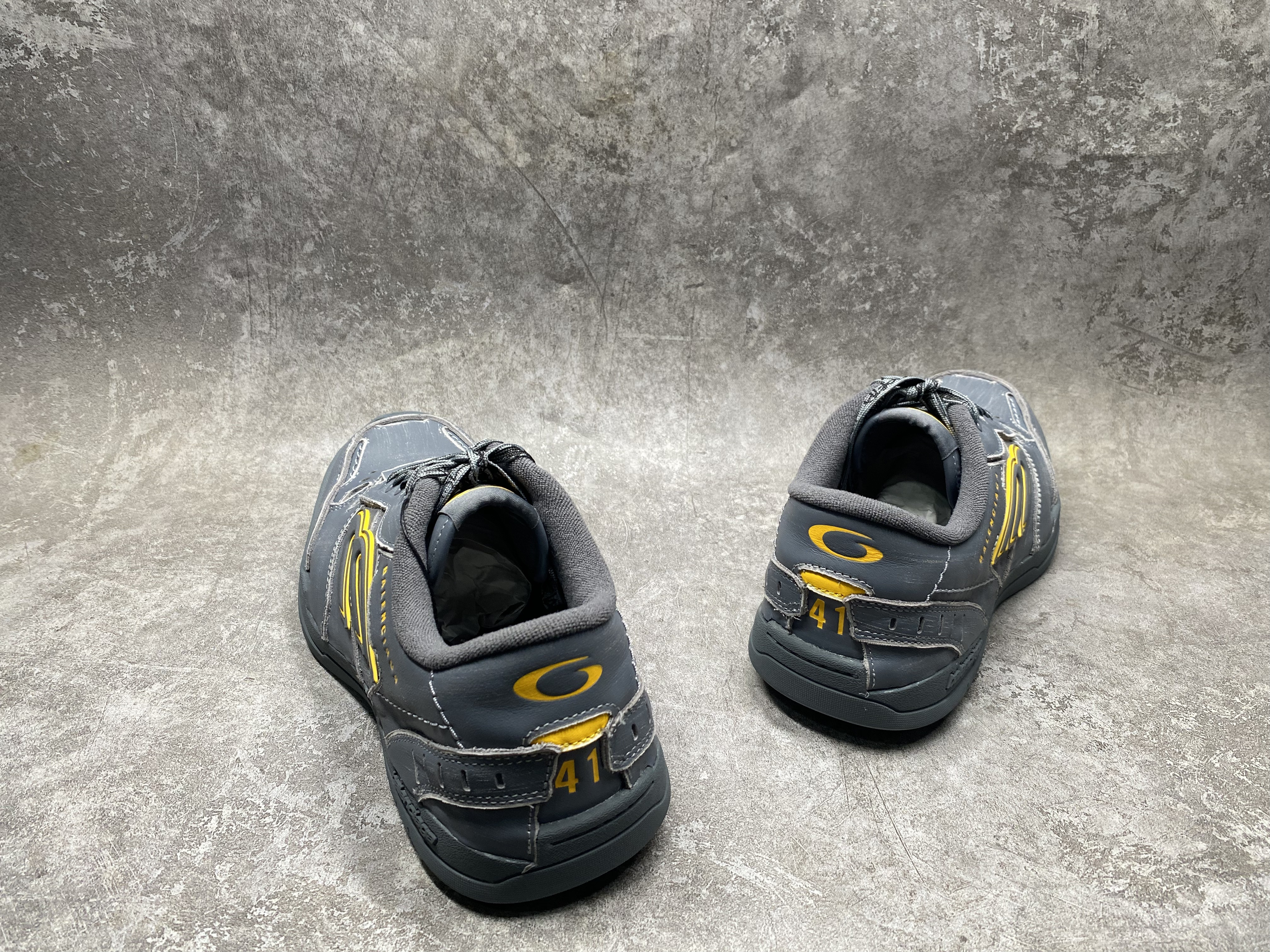 UA Balenciaga Hamptons Worn-out Sneaker in Grey/yellow(run one size large)