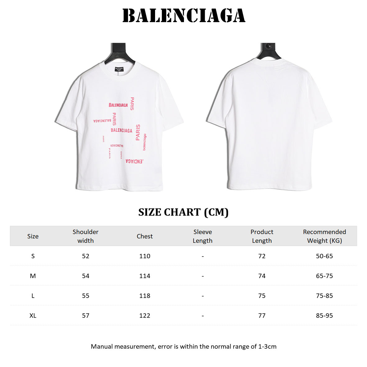Balenciaga 24SS Short-sleeved T-shirt