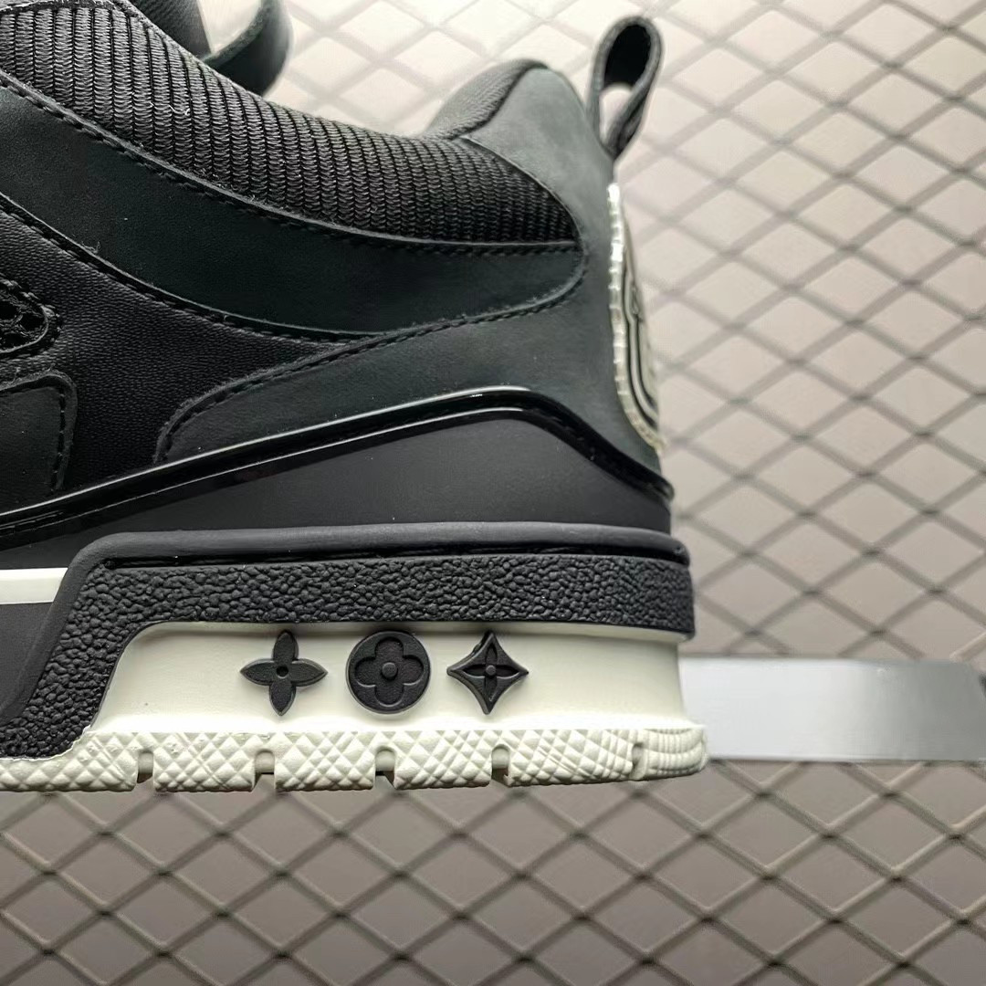 UA Louis Vuitton LV Skate Sneaker Black White