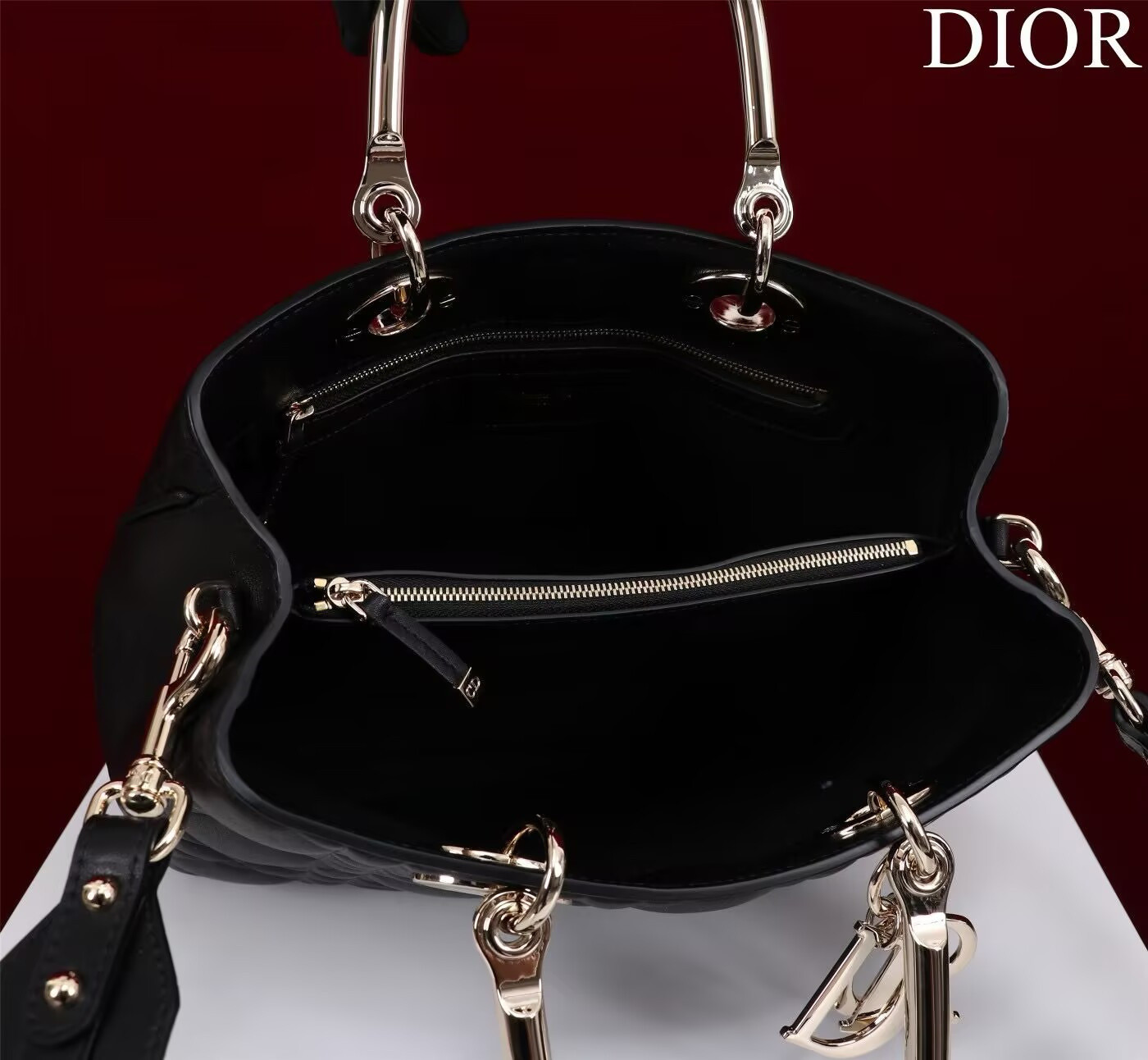 Dior Lady Handbag 24x18x10cm
