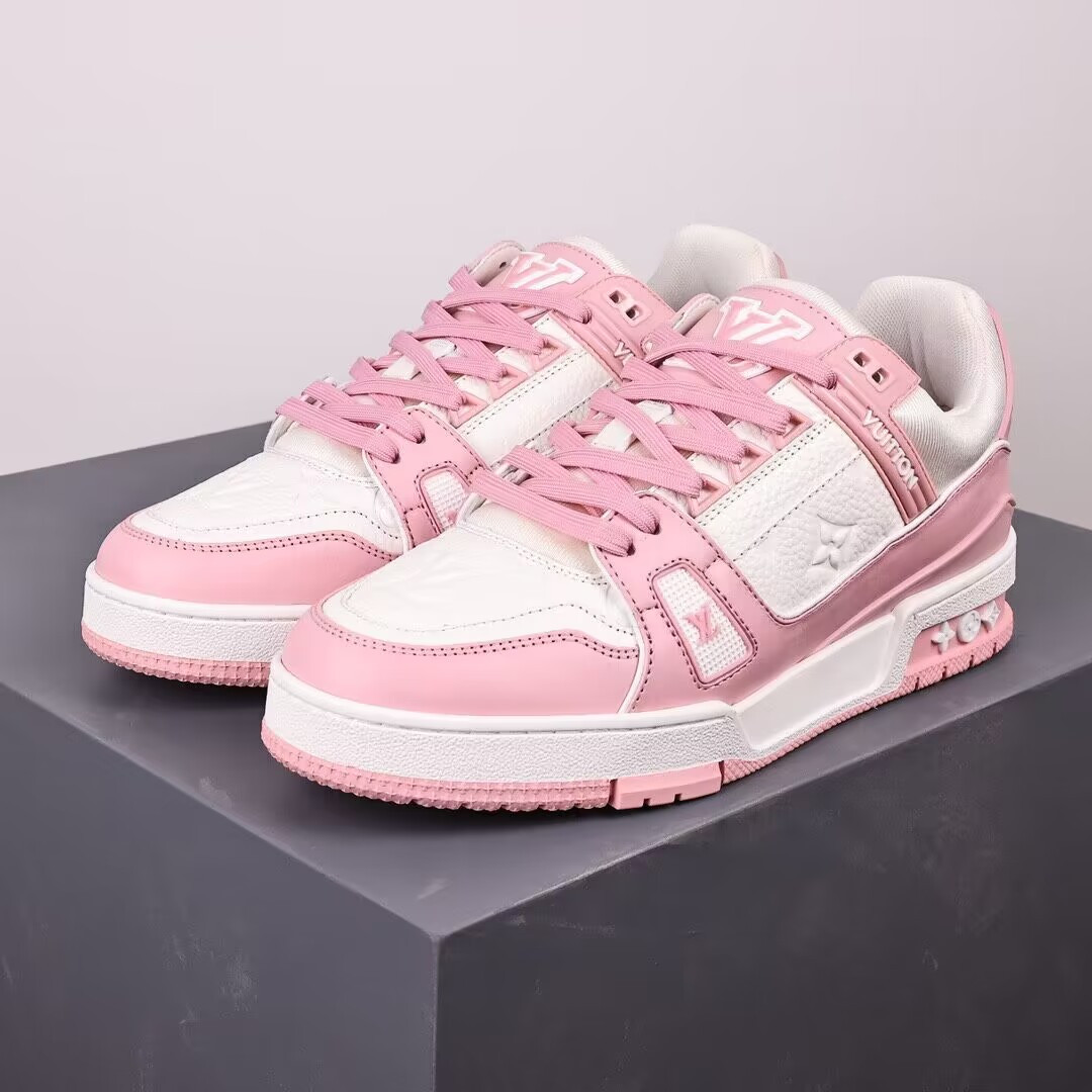 UA Louis Vuitton LV Trainer Pink Rose