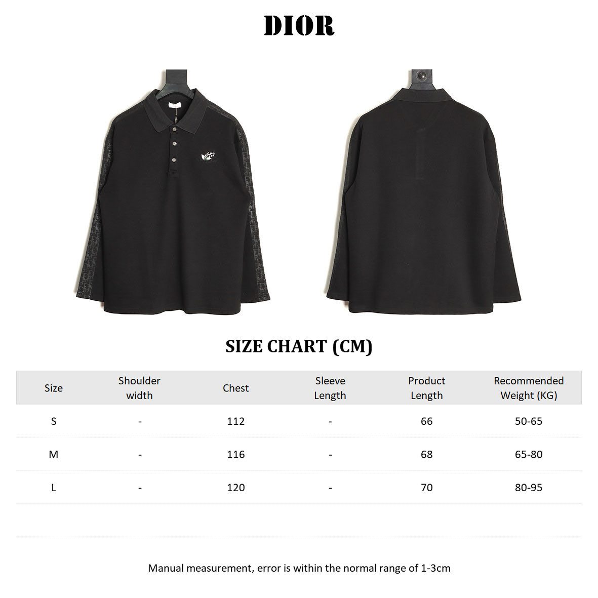 DIOR Long-sleeved Polo Shirt