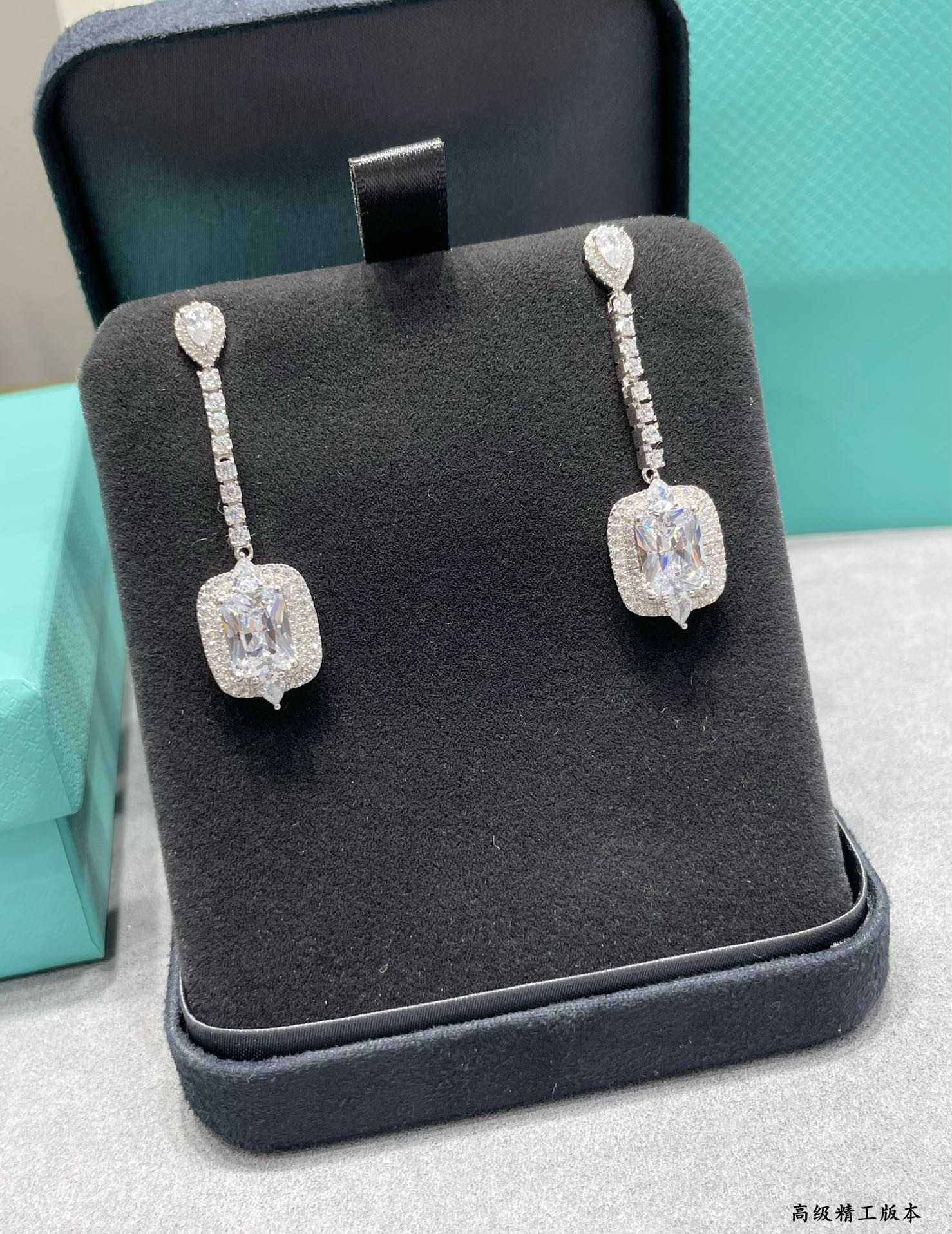Tiffany & Co. Diamond Earrings Ag925