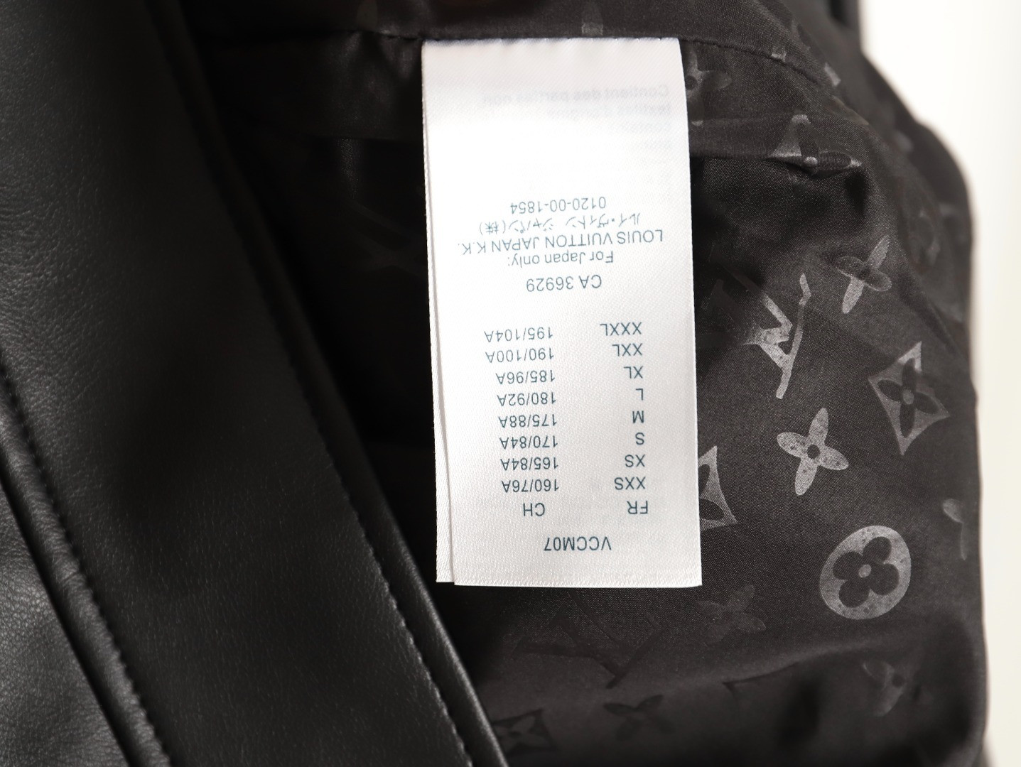 Louis Vuitton LV 25SS Leather Jacket