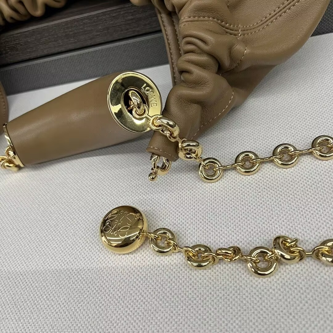 LOEWE Medium Squeeze bag in mellow nappa lambskin 34x33x13.5cm