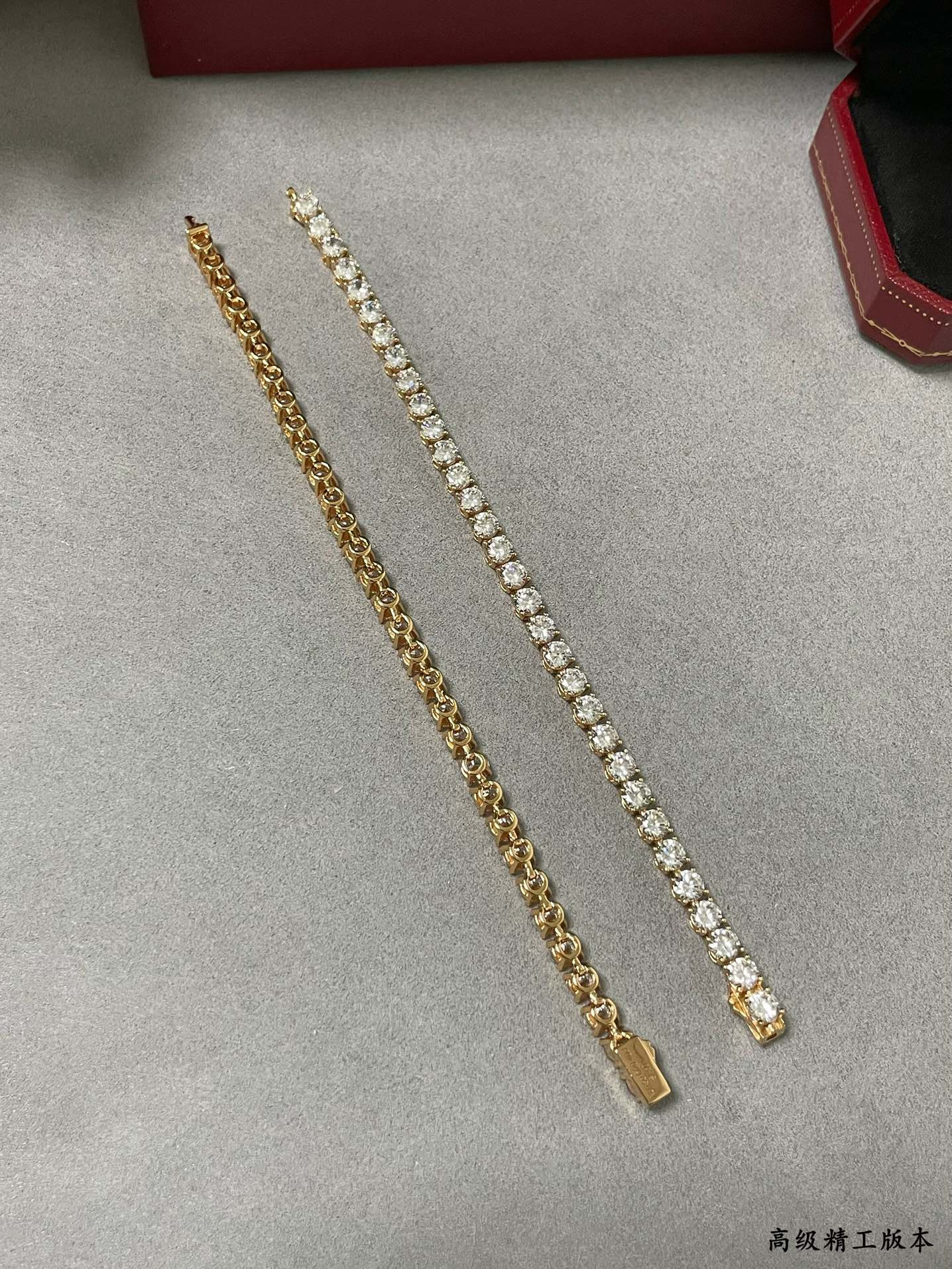 Cartier full diamond four-claw Bracelet