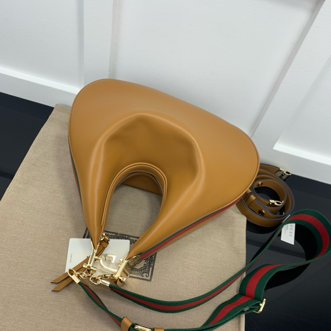 GUCCI ATTACHE MEDIUM SHOULDER BAG 13.8″W x 12.6″H x 2.4″D