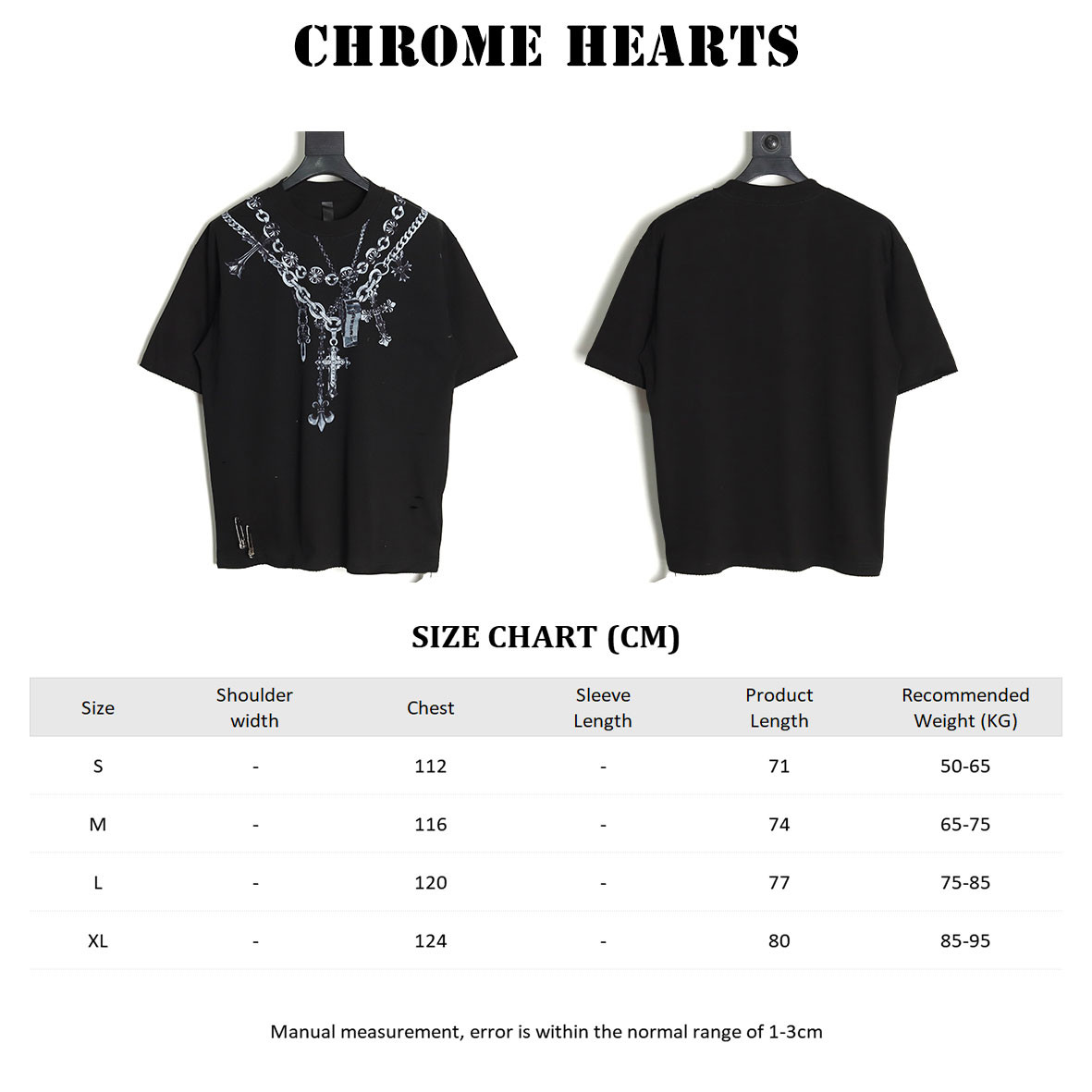 Chrome hearts 25ss Short-sleeved T-shirt