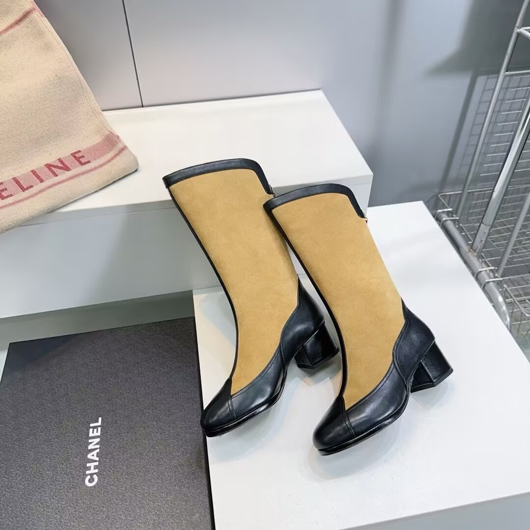 UA Chanel High Boots 5.5cm Heel