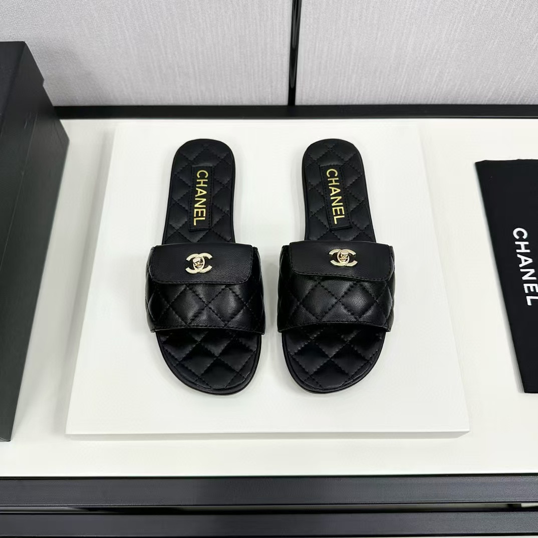 UA Chanel Slippers