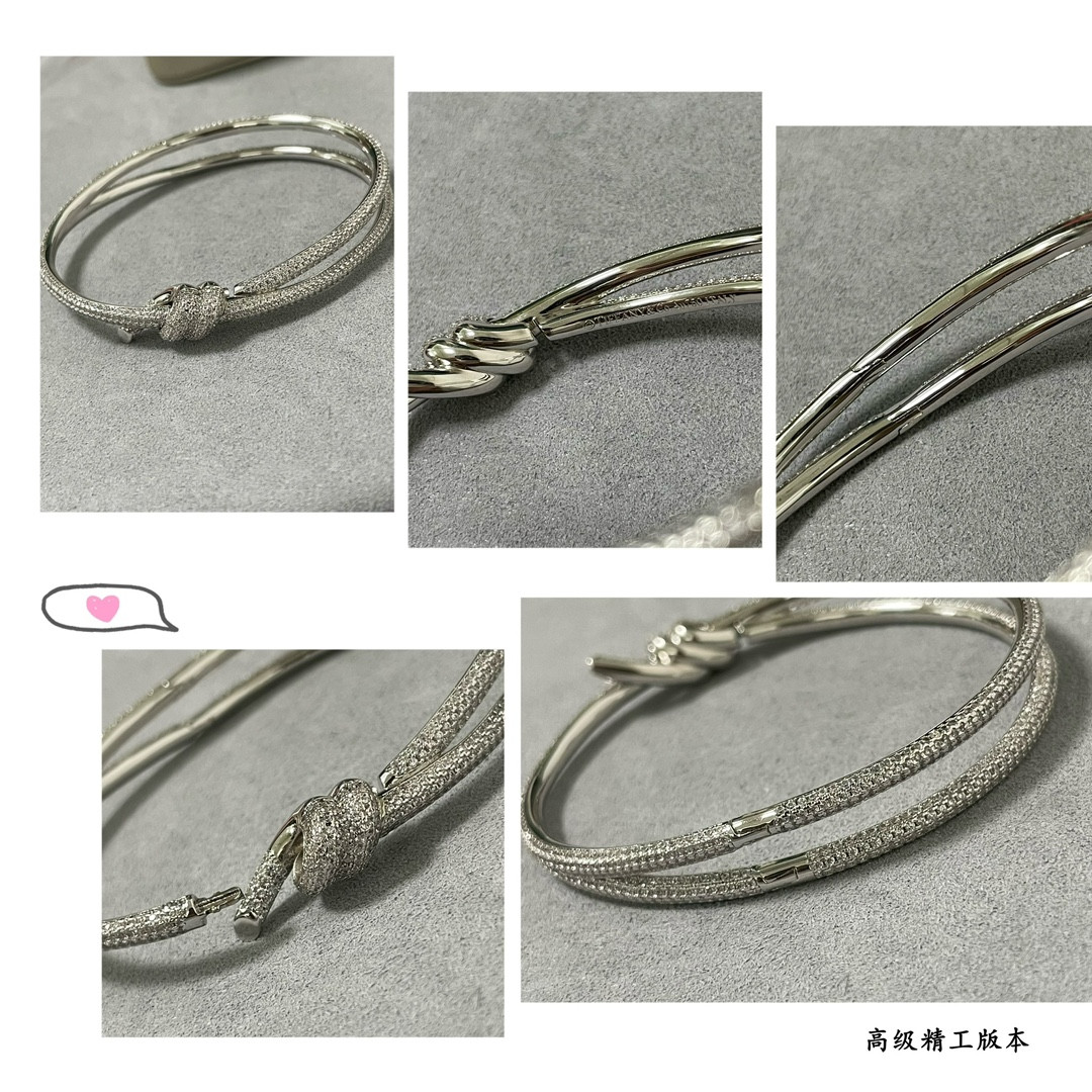 Tiffany & Co. T Wire Knot Full Diamond Bracelet