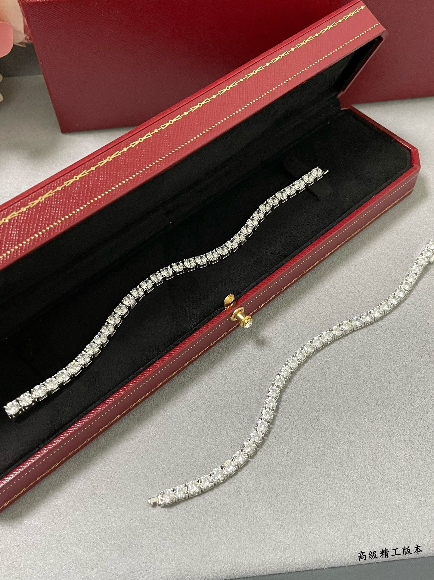 Cartier full diamond four-claw Bracelet