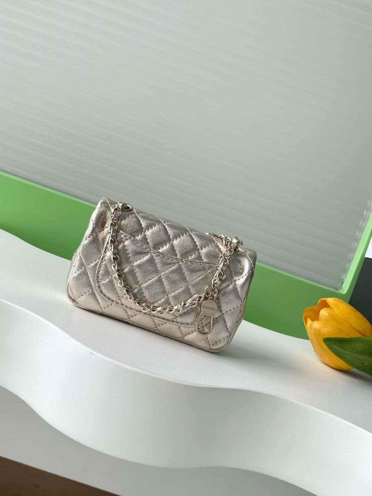 Chanel Classic Mini Bag with Hook 8x12.5x5cm