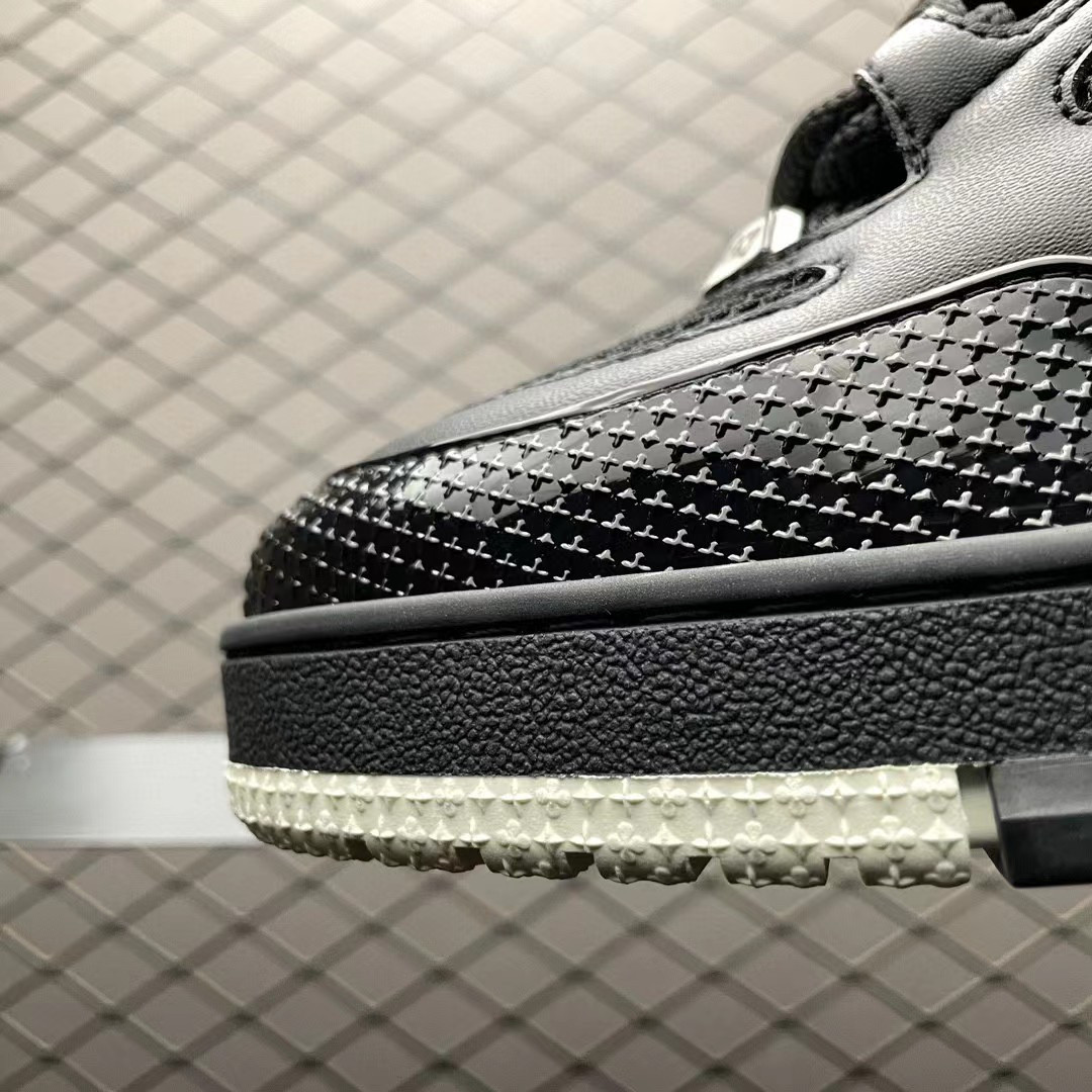 UA Louis Vuitton LV Skate Sneaker Black White