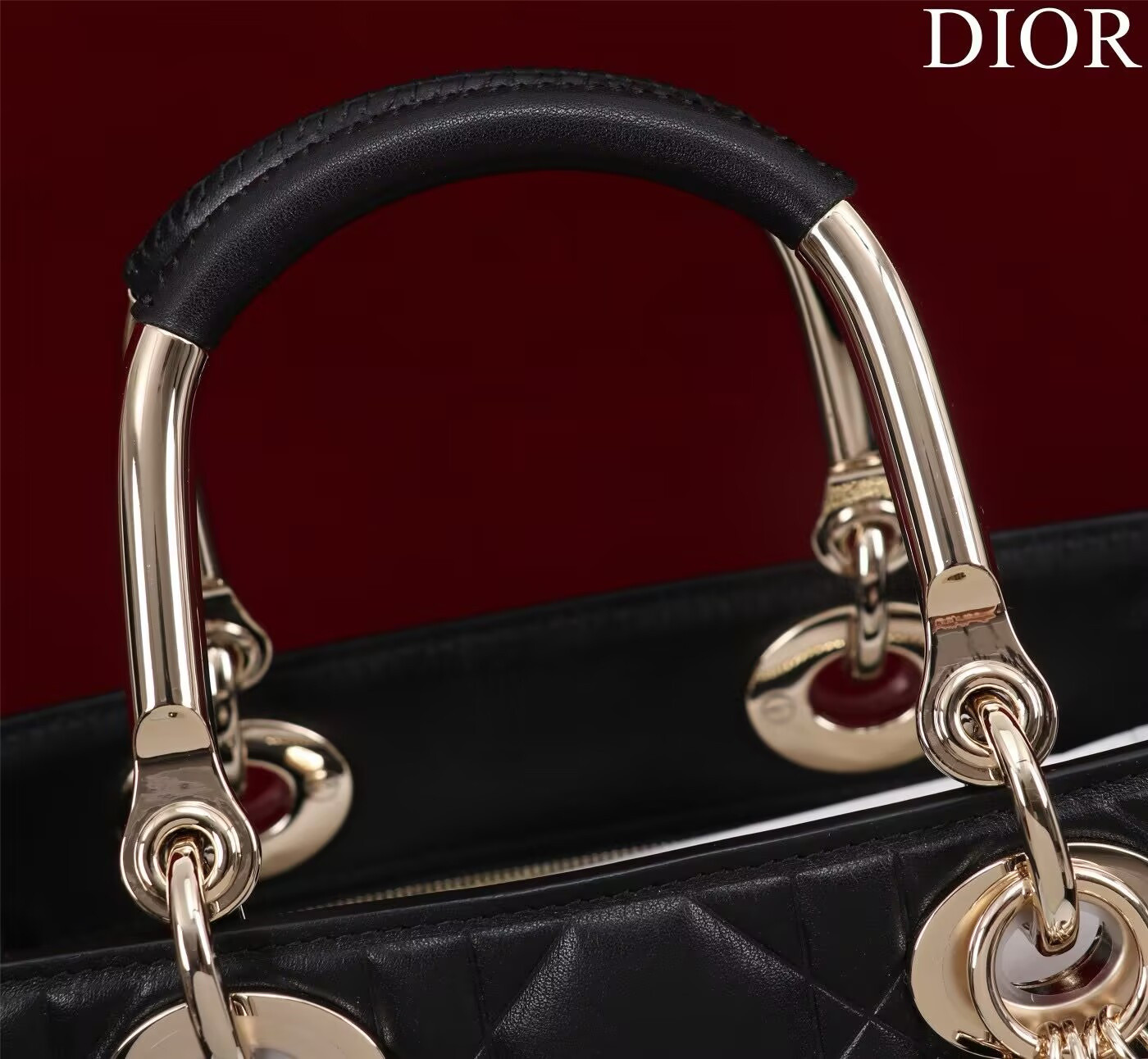 Dior Lady Handbag 24x18x10cm