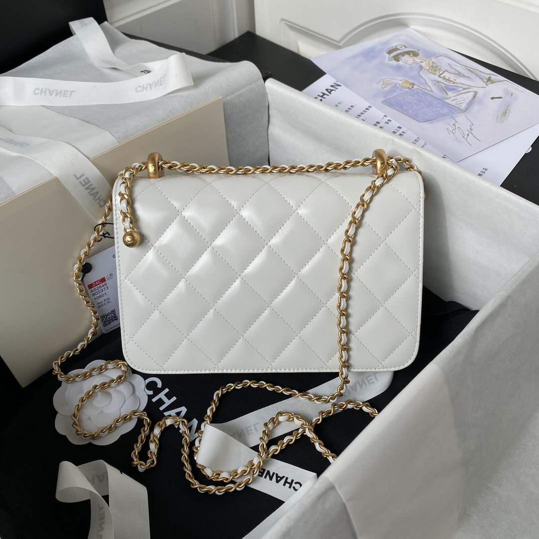 Chanel Small 24C Flap Bag  AS2649 22×14.5×8cm