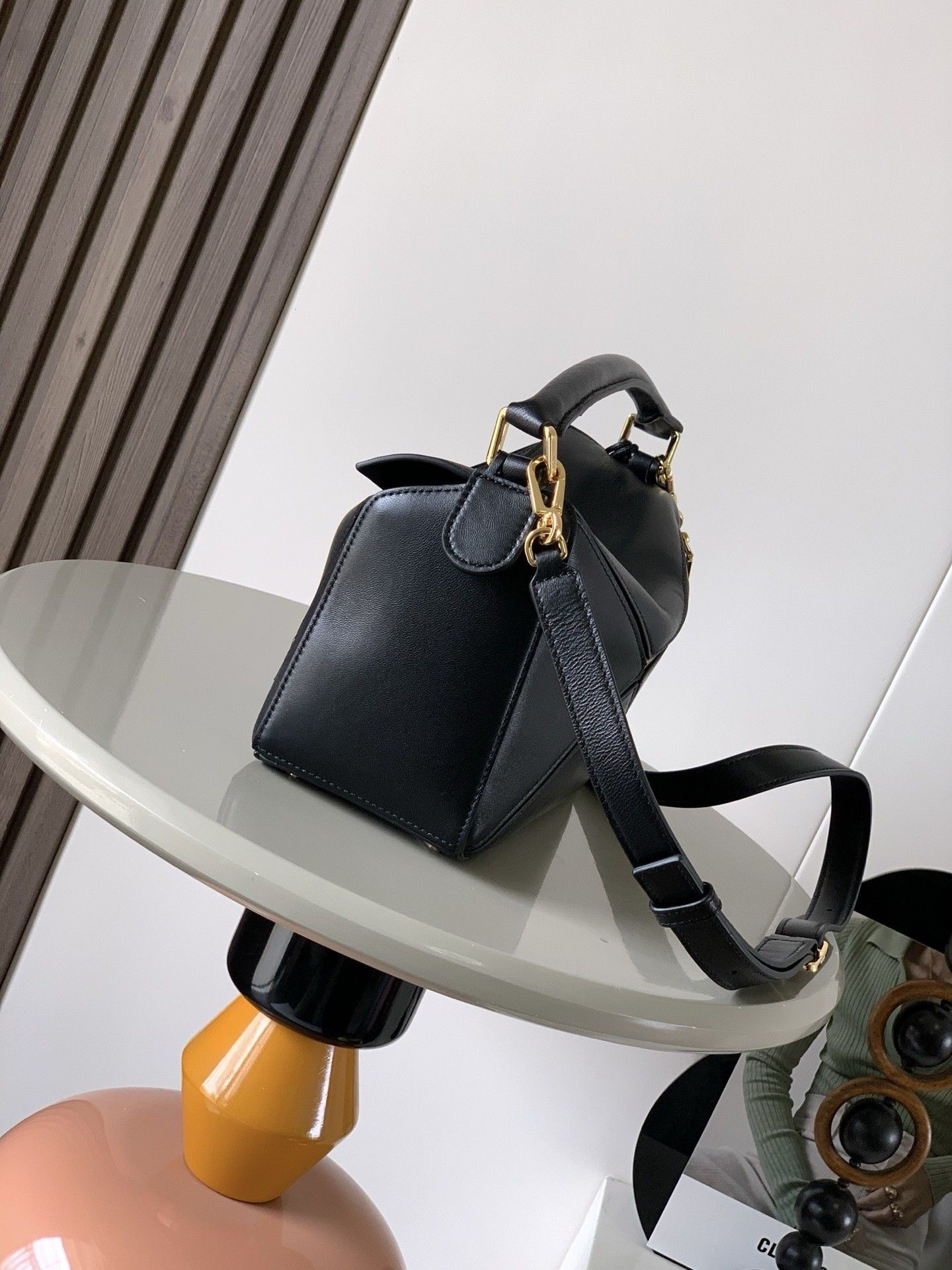 LOEWE Small Featherlight Puzzle bag in nappa lambskin 16.5x24x10.5cm