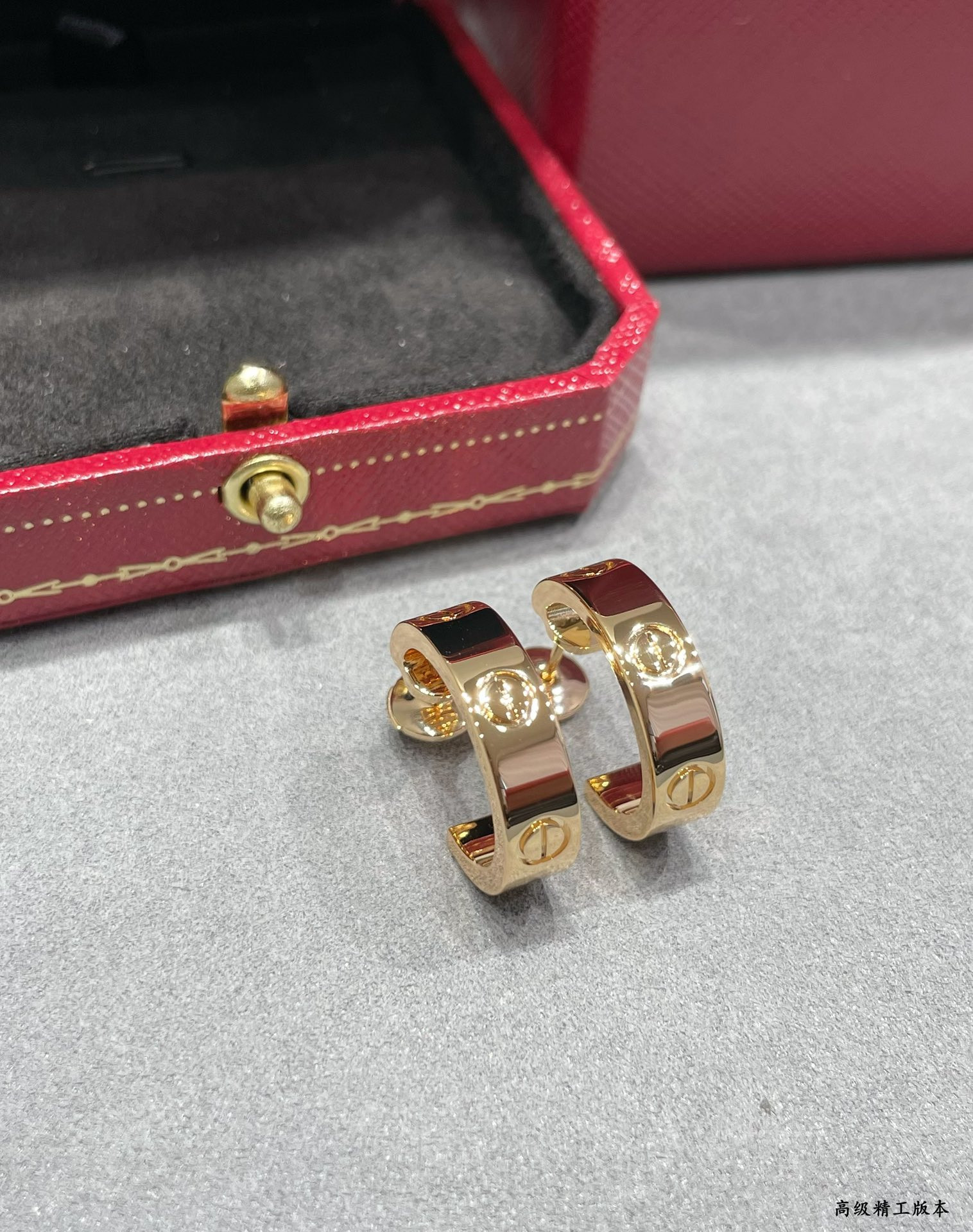 Cartier Wide glossy LOVE Earrings