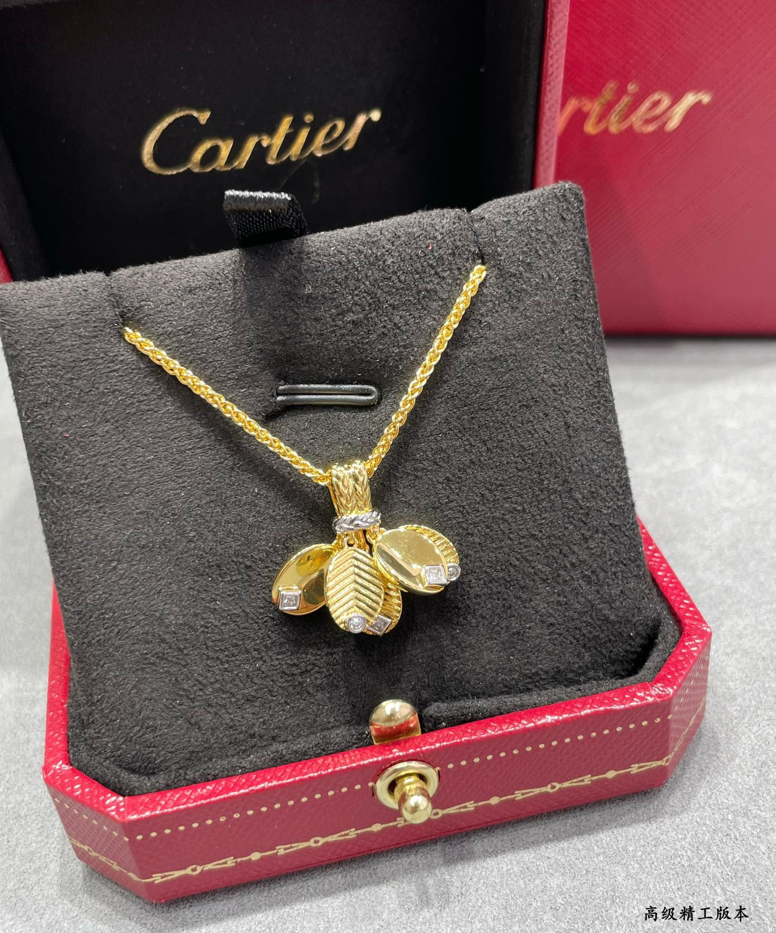Cartier Coffee bean leaf Necklace