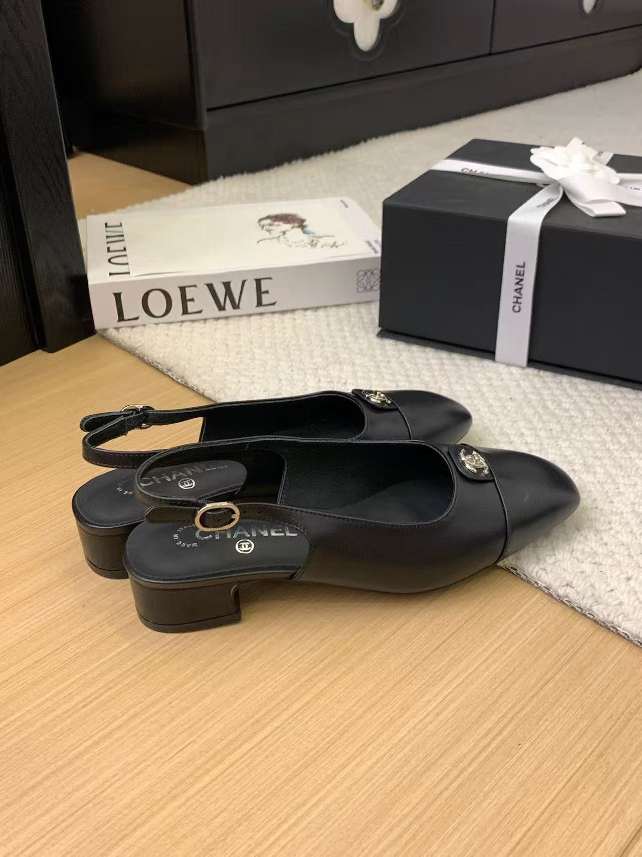 UA Chanel Slingbacks