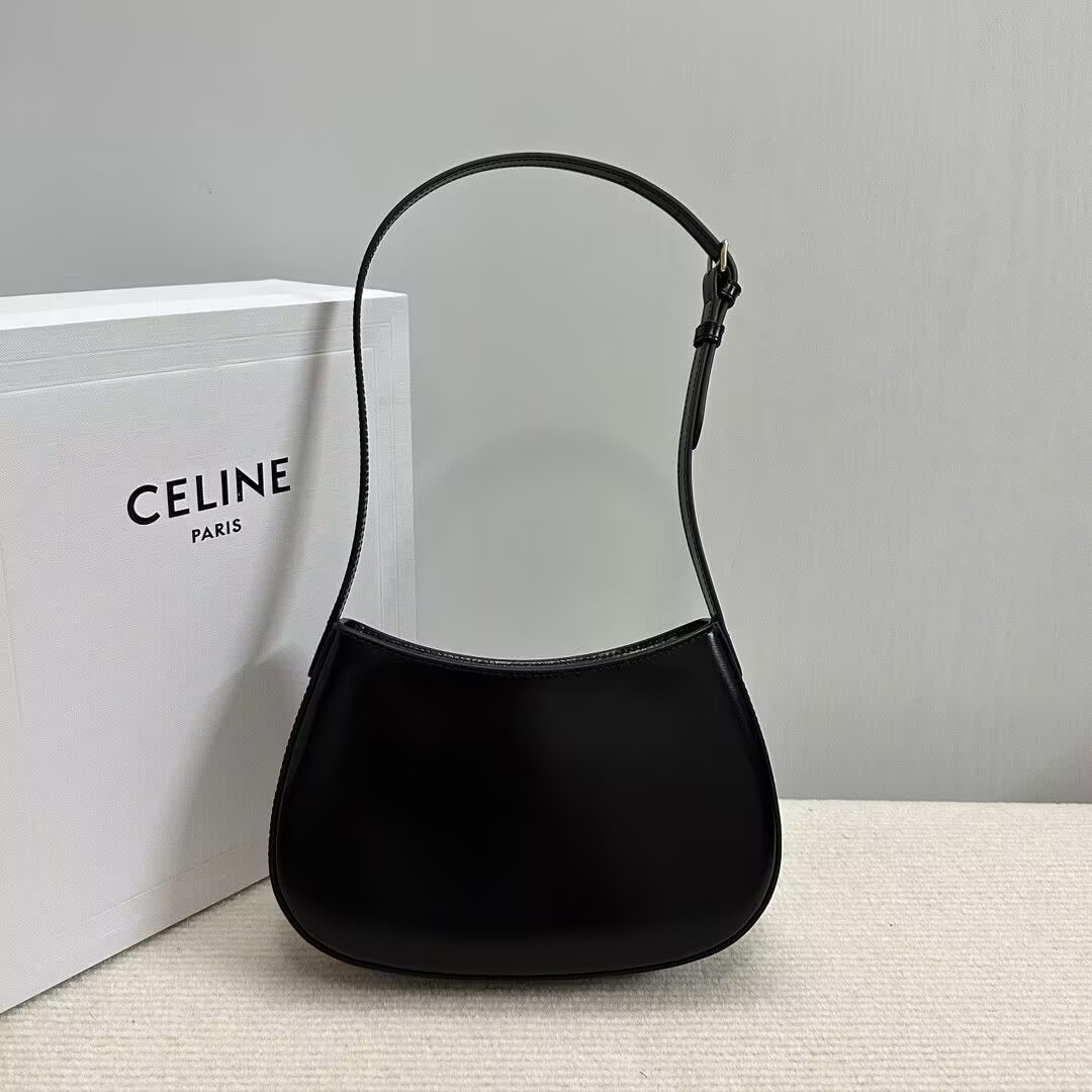 Celine MEDIUM TILLY BAG in shiny calfskin 22x13.5x4cm