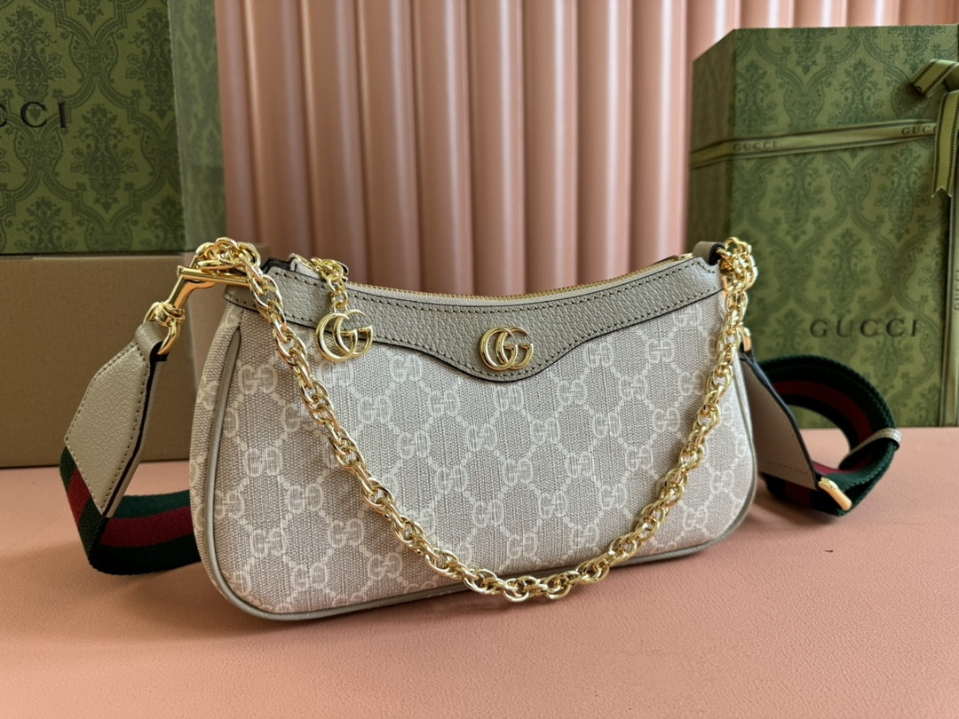 Gucci Ophidia GG Small handbag 9.8x 6.1 x 2.4inch