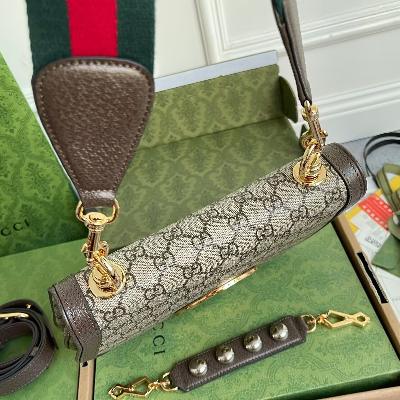 GUCCI BLONDIE TOP HANDLE BAG 29x22x7cm