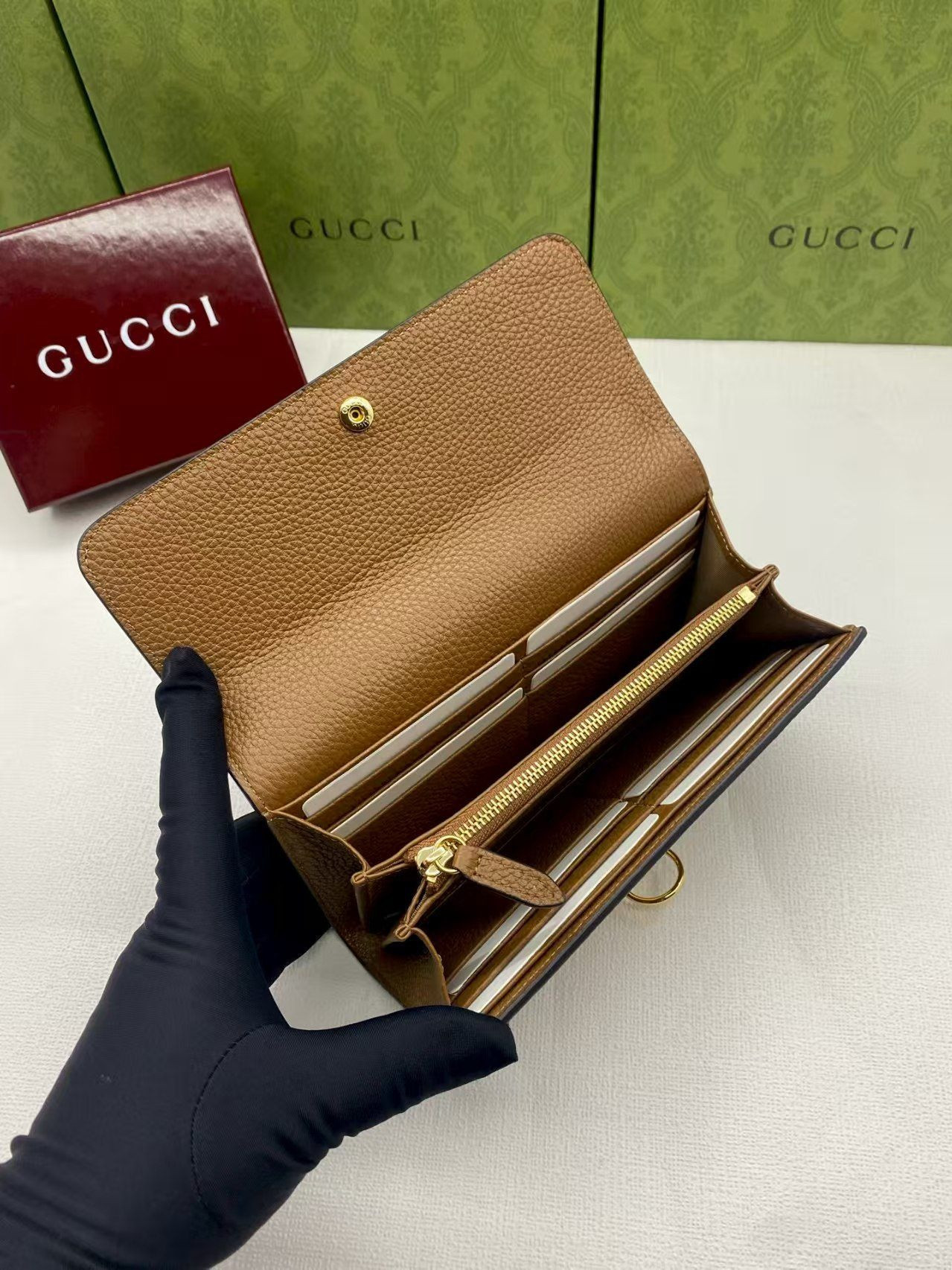 Gucci Softbit continental wallet 19x10x3.5cm