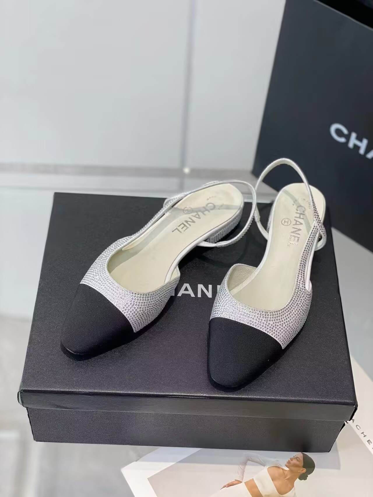UA CHANEL SLINGBACKS