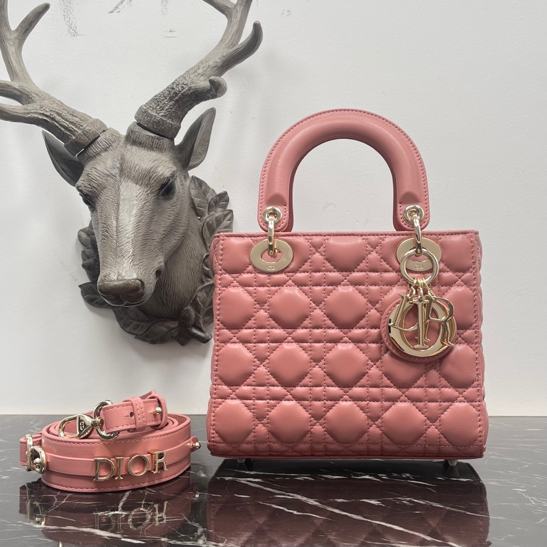 Small Lady Dior My ABCDior Bag 8 x 6.5 x 3 inches