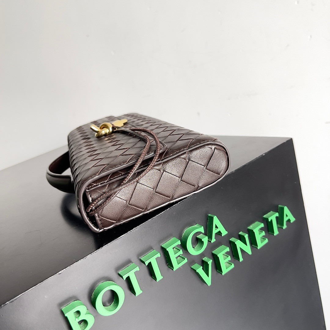 BOTTEGA VENETA Long Clutch Andiamo With Handle Fondant 31x13x3cm