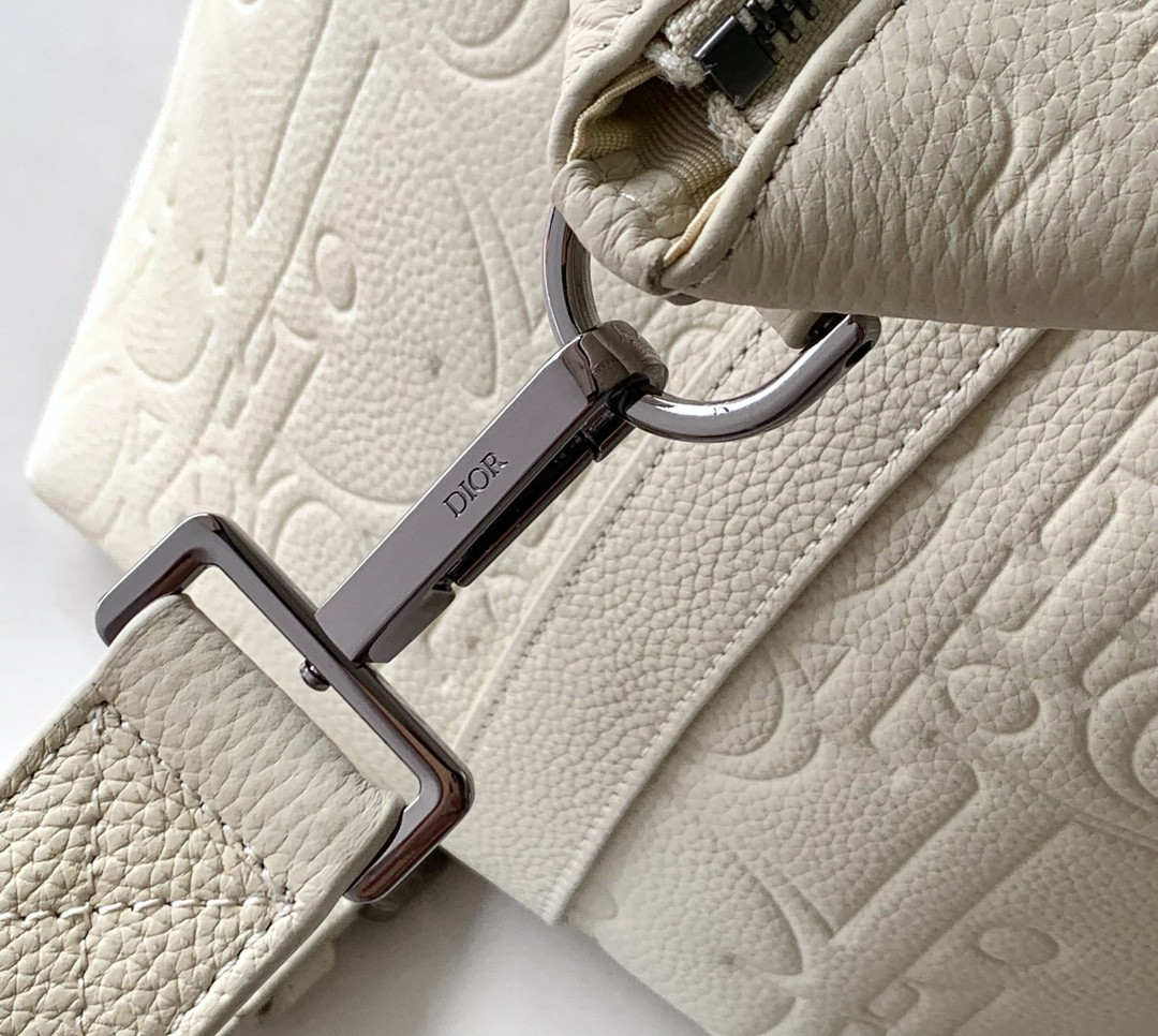 Dior Weekender 40 Beige Dior Gravity Leather and Beige Grained Calfskin 57.5 x 34.5 x 22 cm