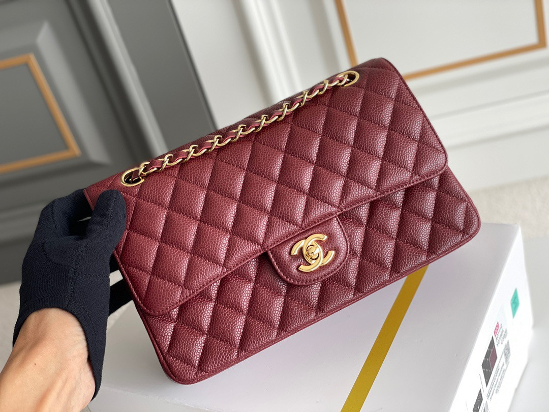 CHANEL CLASSIC HANDBAG 15.5 × 25.5 × 6.5 cm