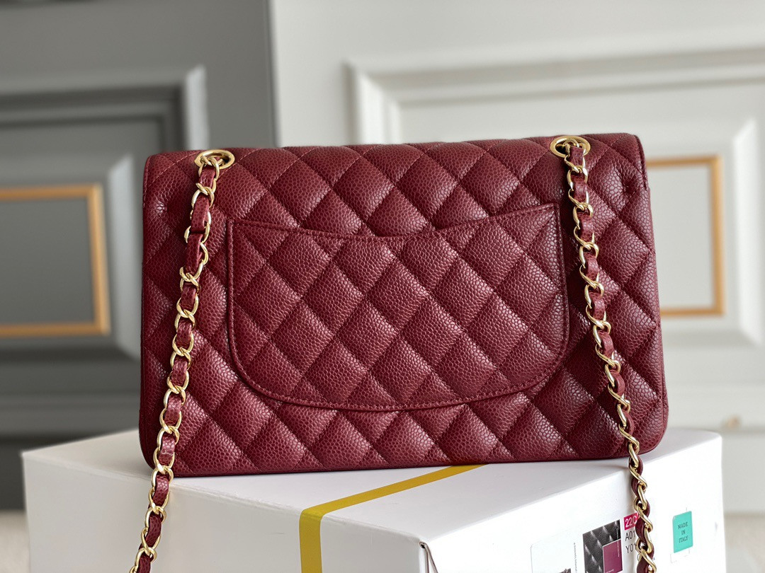CHANEL CLASSIC HANDBAG 15.5 × 25.5 × 6.5 cm