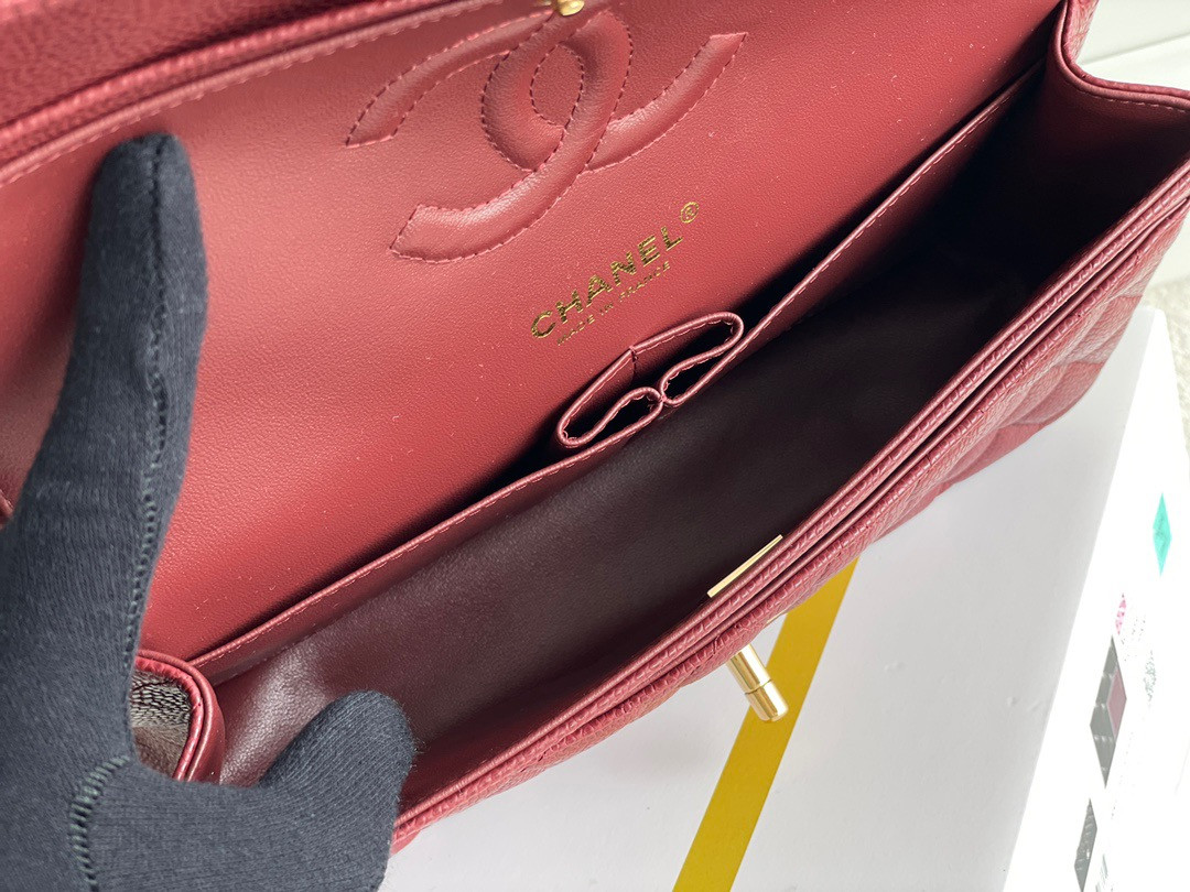 CHANEL CLASSIC HANDBAG 15.5 × 25.5 × 6.5 cm