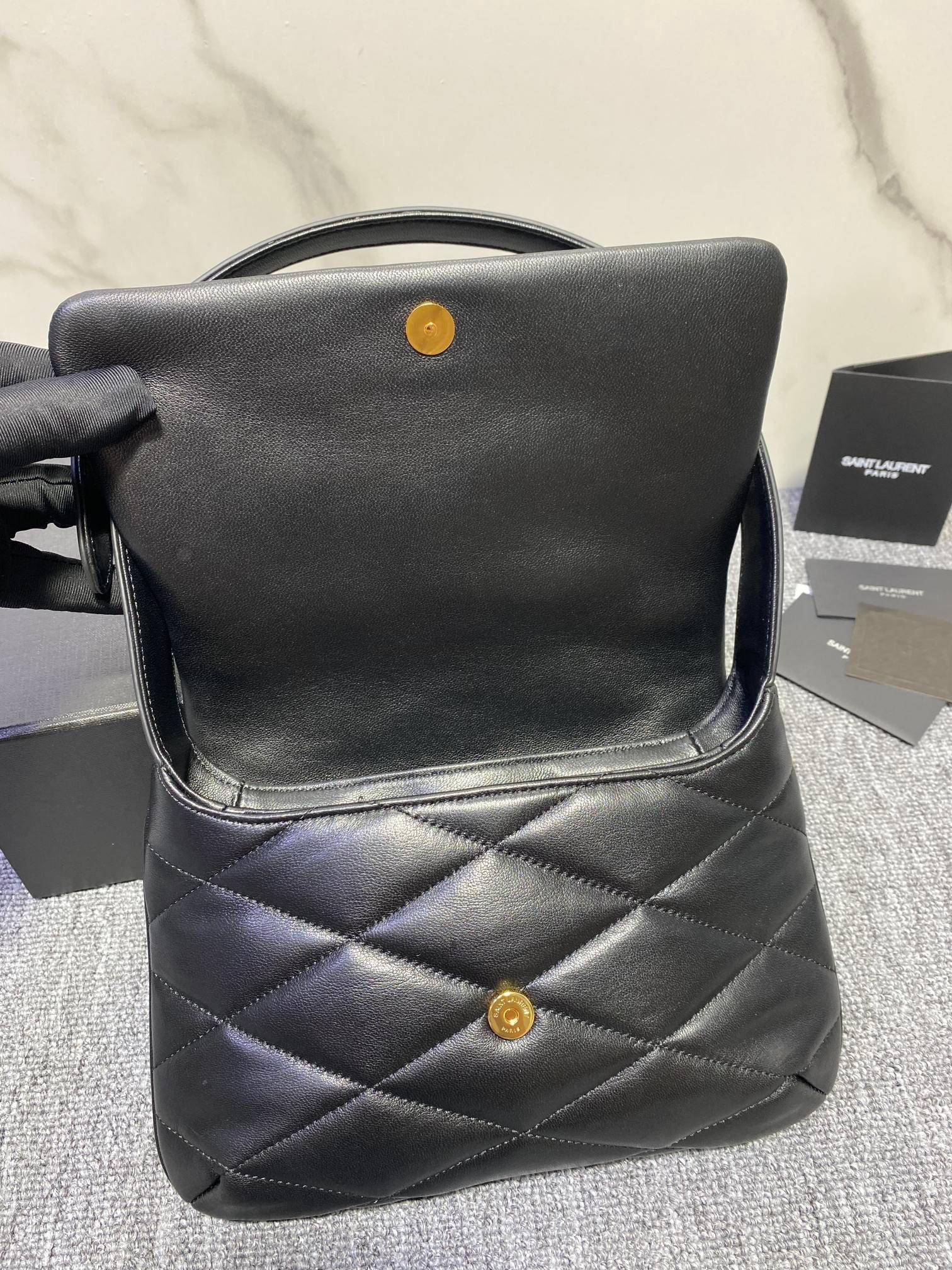 SAINT LAURENT LE 57 HOBO BAG IN QUILTED LAMBSKIN