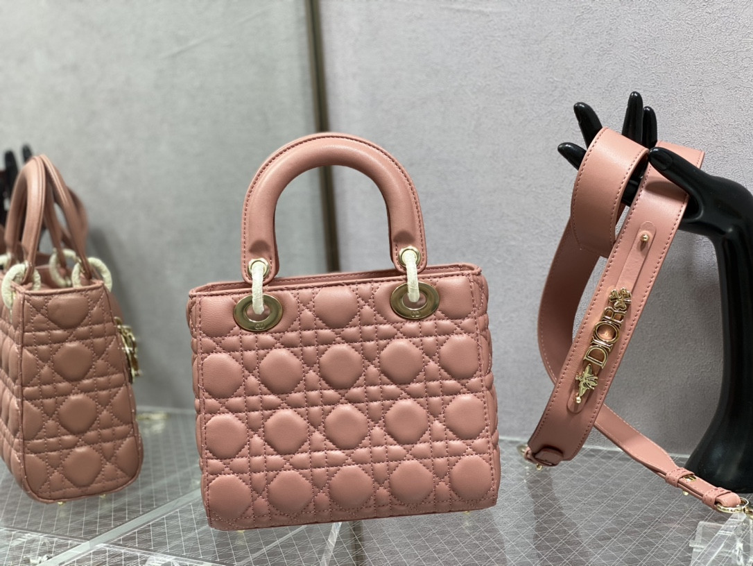 Small Lady DIORAMOUR My ABCDior Bag 8 x 6.5 x 3 inches